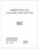 Marketing The College, 2004 by Primary Research Group