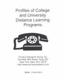 Cover of: Profiles of College and University Distance Learning Programs
