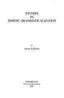 Cover of: Studies in Semitic Grammaticalization (Harvard Semitic Museum Publications)