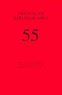 French XX Bibliography by William J. Thompson
