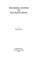 The Modal System Of Old Babylonian (Harvard Semitic Studies, No. 56) by Eran Cohen