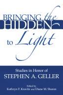 Cover of: Bringing the Hidden to Light by 