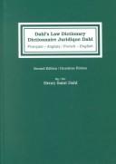 Dahl's law dictionary by Henry Saint Dahl