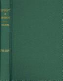 Cover of: Copyright in Congress, 1789-1904: A Bibliography And Chronological Record of All Proceedings in Congress in Relation to Copyright from April 15, 1789, ... First Congress (Copyright Office Bulletin)