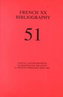 Cover of: French XX Bibliography 51 by William J. Thompson