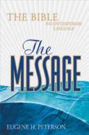 Cover of: The Message Bible (Slimline Black Bonded Leather Edition) by Eugene H. Peterson