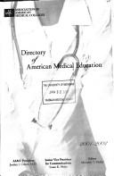 Cover of: Directory of American Medical Education by 