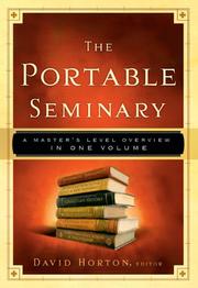 Cover of: The Portable Seminary by David Horton