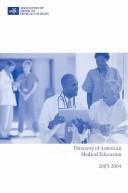 Directory of American Medical Education by Meredith T. Moller