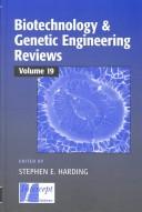 Cover of: Biotechnology & Genetic Engineering Reviews by Stephen E. Harding