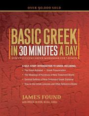 Cover of: Basic Greek in 30 Minutes a Day by James Found