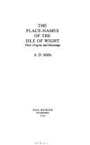 Cover of: Place-names of the Isle of Wight