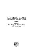 Cover of: Altered State