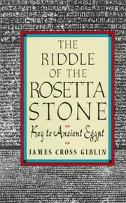 Cover of: The Riddle of the Rosetta Stone