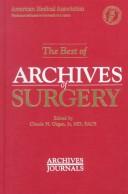Cover of: Best of Archives Of Surgery (BEST OF ARCHIVES JOURNALS SERIES) by AMA