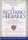 Cover of: Recetario Herbario