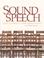 Cover of: Sound Speech