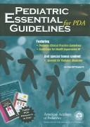 Cover of: Pediatric Essential Guidelines for Pda