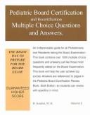 Cover of: Pediatric Board Certification And Recertification Multiple Choice Questions And Answers by D. Kanjilal, M.D., D. Kanjilal, M.D.