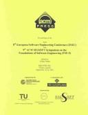 Cover of: Proceedings of the Joint 8th European Software Engineering Conference (Esec) and 9th Acm Sigsoft Symposium on the Foundations of Software Engineering | Volker Gruhn