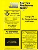 Cover of: New York Manufacturers Register 2000: Profiling New York's 17,926 Manufacturing Establishments