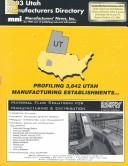 Cover of: 2003 Utah Manufacturers Directory | 
