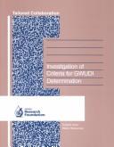 Cover of: Investigation of Criteria for Gwudi Determination