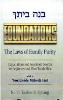 Cover of: Foundations | Yaakov Z. Sprung