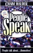 Cover of: People Speak