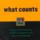 Cover of: What Counts