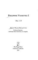 Cover of: Eight Essays about the Philippines and Its Place in the World (Philippine Vignettes)