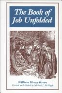 Cover of: The Book of Job Unfolded by William Henry Green