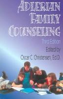 Cover of: Alderian Family Counseling: A Manual for Counselor, Educator, and Psychotherapist