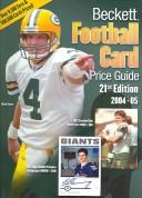 Cover of: Beckett Football Card Price Guide by James Beckett, Dan Hitt