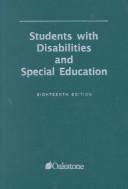 Cover of: Students With Disabilities and Special Education (Students With Disabilities, 18th ed)