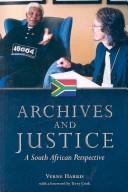 Cover of: Archives and Justice | Verne Harris