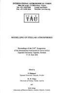 Cover of: Modelling of Stellar Atmospheres : Proceedings of the 210th Symposium of the International Astronomical Union ...