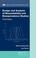 Cover of: Design and Analysis of Bioavailability and Bioequivalence Studies, Third Edition (Chapman & Hall/Crc Biostatistics Series)