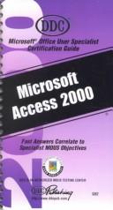 Cover of: Microsoft Access 2000 MOUS Certification Guide by Maria Reid