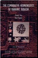 Cover of: The Comparative Hermeneutics of Rabbinic Judaism, Vol. 5