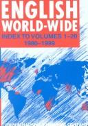 Cover of: English World-Wide 1980-1999: A Journal of Varieties of English : Index to Volumes 1-20
