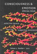 Cover of: Affective Qualia and the Subjective Dimension: Number 1 2001