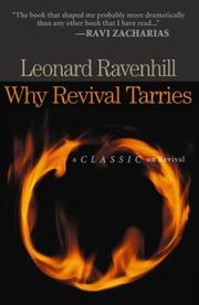 Cover of: Why Revival Tarries by Leonard Ravenhill