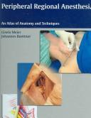 Cover of: Peripheral Regional Anathesia by Gisela Meier, Johannes, M.D. Buettner
