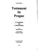 Testament in Prague by Teresa Pamies, Tomas Pamies