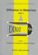 Cover of: Diffusion in Materials | Chr. Herzig Mehrer