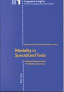 Cover of: Modality In Specialized Texts by Maurizio Gotti