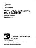 Cover of: Vapor-liquid equilibrium data collection: aqueous systems : supplement 2