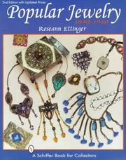 Cover of: Popular Jewelry, 1840-1940 by Roseann Ettinger