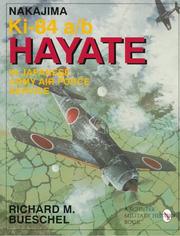 Cover of: Nakajima Ki.84 a/b Hayate by Richard M. Bueschel